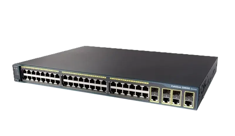 سوئیچ مدیریتی 48 پورت گیگابیتی سیسکو مدل WS-C2960G-48TC-L