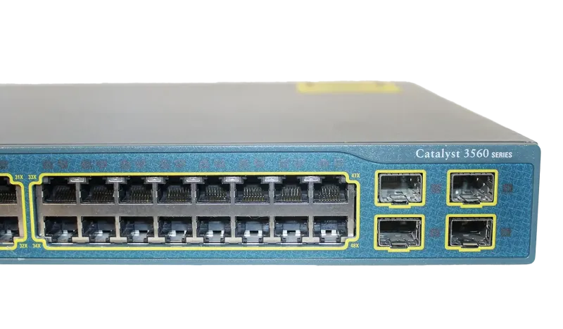 سوئیچ مدیریتی 48 پورت مگابیتی سیسکو مدل WS-C3560-48TS-S - تصویر 4