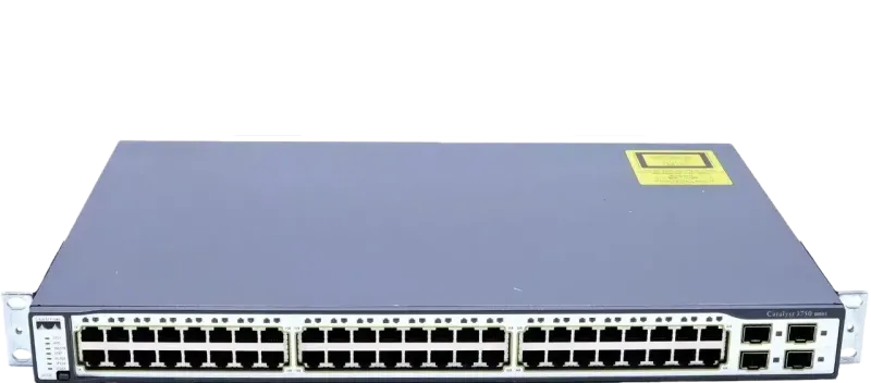 سوئیچ مدیریتی 48 پورت مگابیتی سیسکو مدل WS-C3750-48TS-S