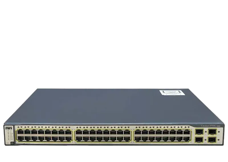 سوئیچ مدیریتی 48 پورت گیگابیتی سیسکو مدل WS-C3750G-48TS-S