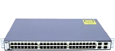 سوئیچ مدیریتی 48 پورت مگابیتی سیسکو مدل WS-C3750V2-48TS-S