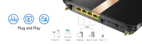 مودم روتر 4G/LTE بی‌سیم و دوباند AC1200 کودی مدل LT500 - تصویر 6