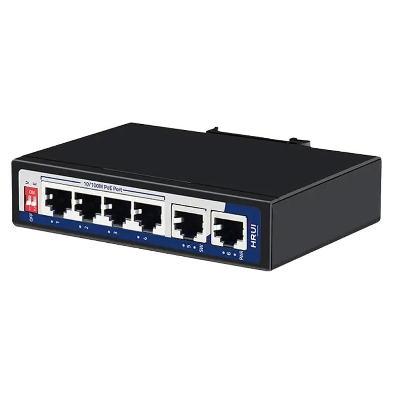 سوئیچ صنعتی 4 پورت مگابیتی POE اچ آر یو آی HR500-AF-42 - تصویر 3