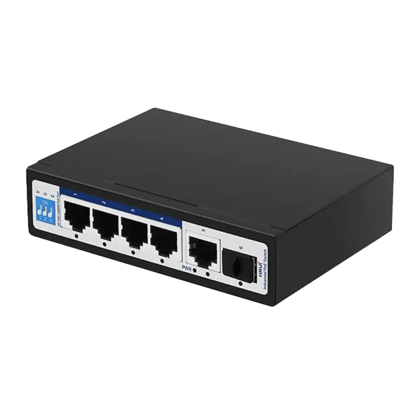 سوئیچ صنعتی 4 پورت گیگابیتی POE اچ آر یو آی HR500-AFG-411S - تصویر 3