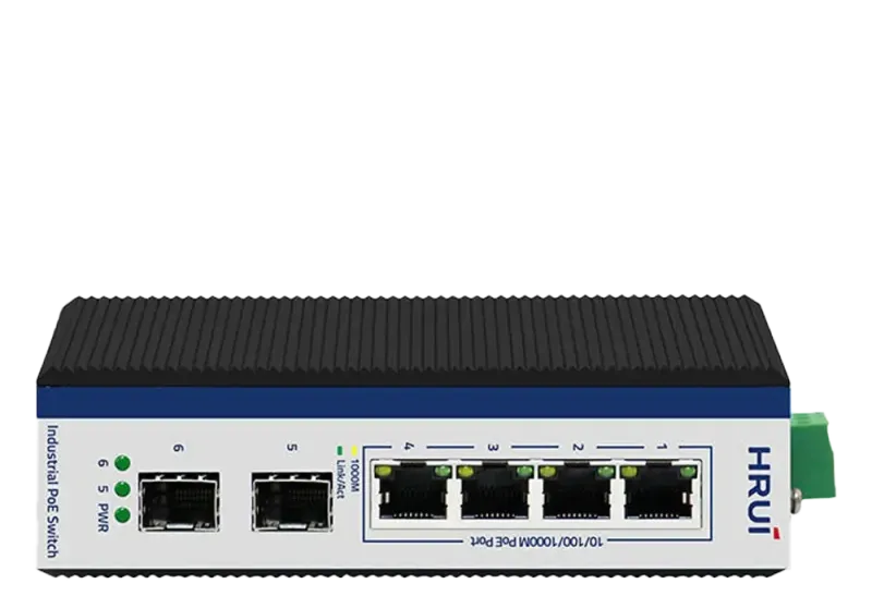 سوئیچ صنعتی 4 پورت گیگابیتی POE اچ آر یو آی HR600-AFG-42S - تصویر 3