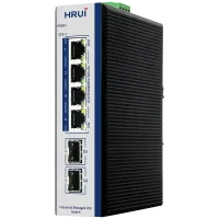 سوئیچ صنعتی 4 پورت گیگابیتی POE اچ آر یو آی HR600-AFGM-42S - تصویر 4