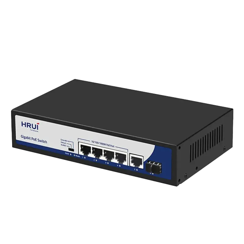 سوئیچ گیگابیتی 4 پورت POE اچ آر یو آی HR900-AFG-411NS-120 - تصویر 3