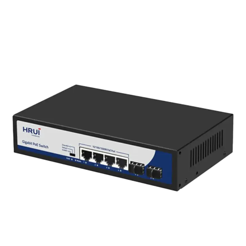 سوئیچ گیگابیتی 4 پورت POE اچ آر یو آی HR900-AFG-42NS-120 - تصویر 3