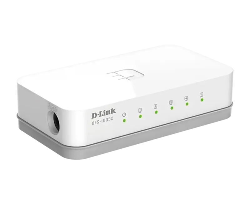 سوئیچ غیرمدیریتی 5 پورت مگابیتی دی لینک مدل DES-1005C - تصویر 2