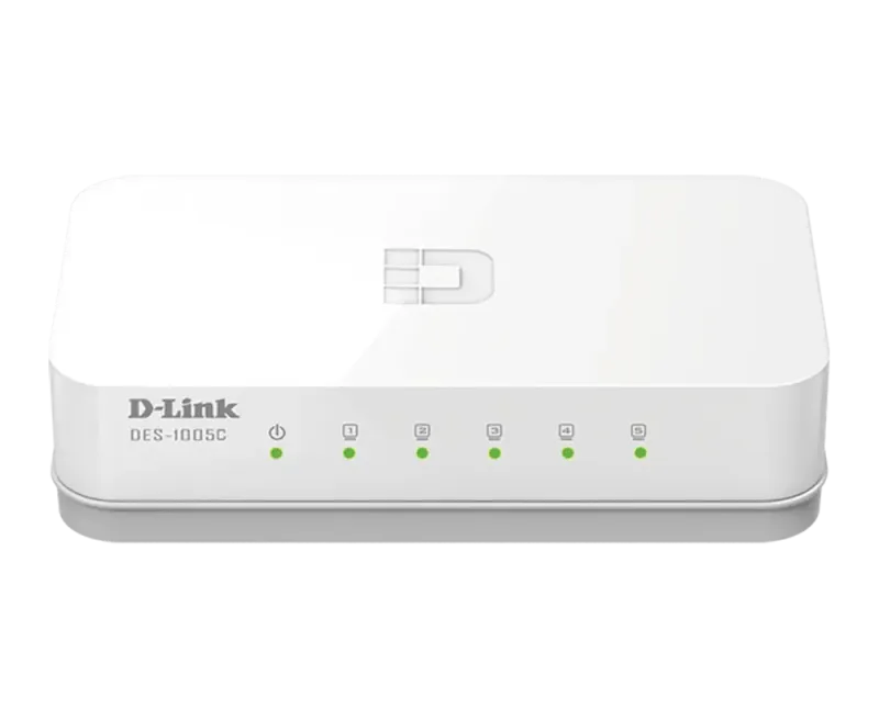 سوئیچ غیرمدیریتی 5 پورت مگابیتی دی لینک مدل DES-1005C - تصویر 3