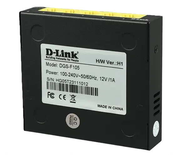 سوئیچ گیگابیتی دسکتاپ 5 پورت دی لینک مدل DGS-F105 - تصویر 5