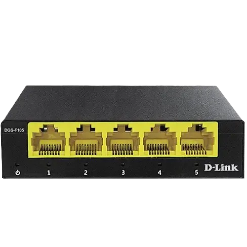 سوئیچ گیگابیتی دسکتاپ 5 پورت دی لینک مدل DGS-F105