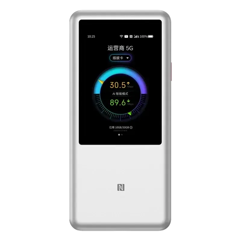 مودم همراه 5G/TD-LTE بی‌سیم و دوباند Wi-Fi7 زد تی ای U60 Pro
