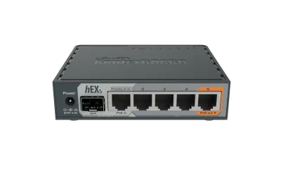 روتر شبکه 5 پورت گیگابیتی میکروتیک مدل hEX S