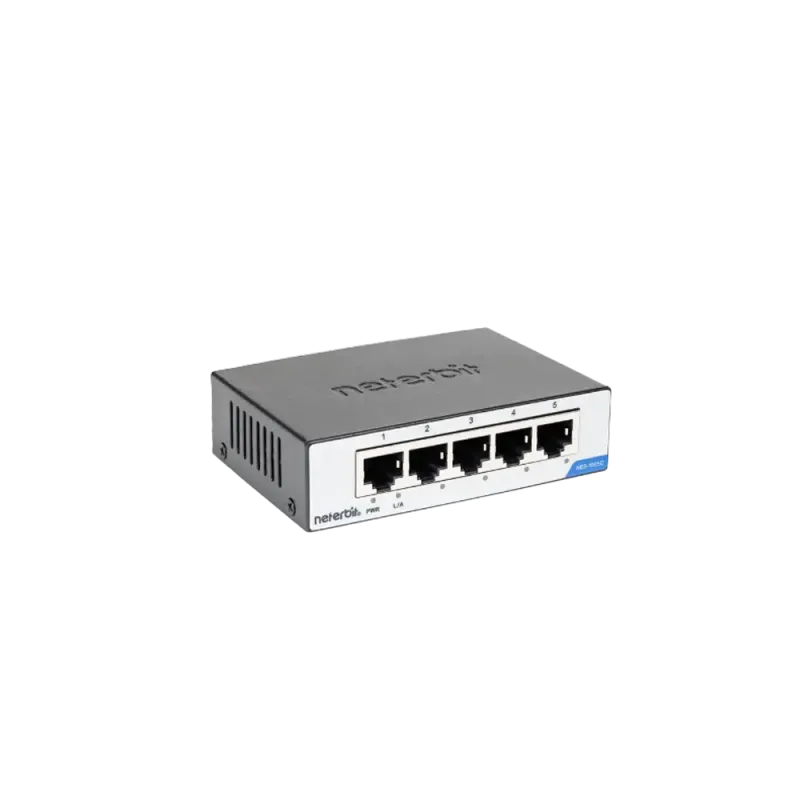 سوئیچ غیرمدیریتی 5 پورت مگابیتی نتربیت مدل NES-1005C - تصویر 3