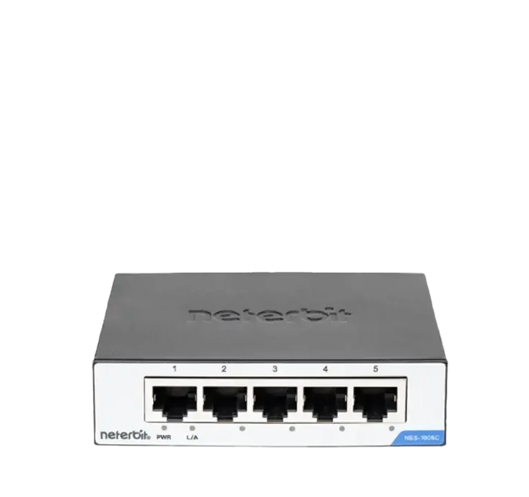 سوئیچ غیرمدیریتی 5 پورت مگابیتی نتربیت مدل NES-1005C - تصویر 2
