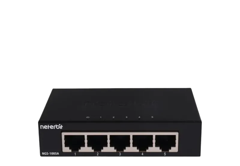 سوئیچ غیرمدیریتی 5 پورت گیگابیتی نتربیت مدل NGS-1005A