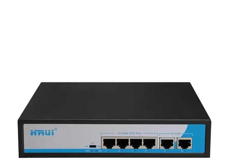 سوئیچ غیرمدیریتی 6 پورت مگابیتیPOE اچ آر یو آی HR901-AF-42N - تصویر 2
