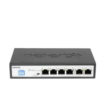 سوئیچ غیرمدیریتی 6 پورت گیگابیتی POE نتربیت NGS-F1006P-A