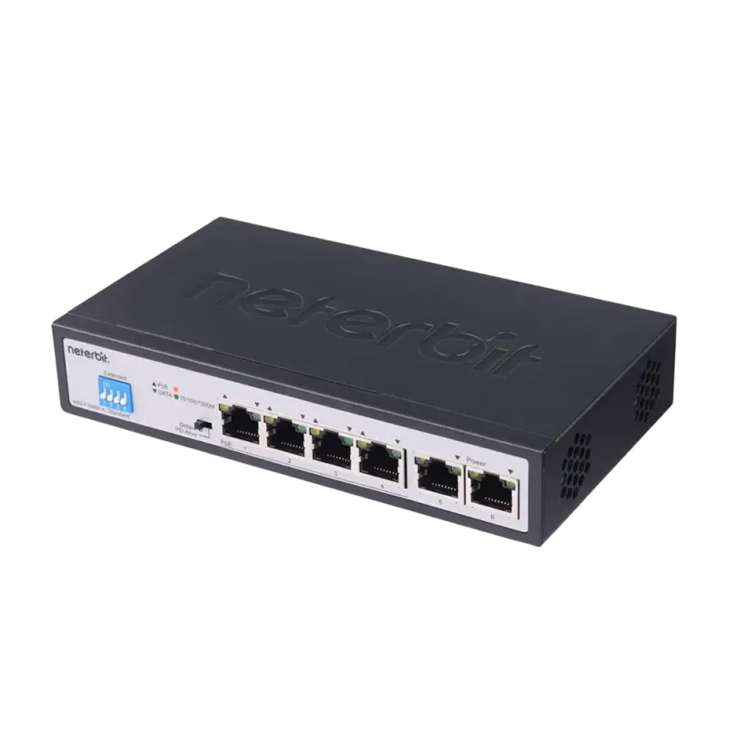 سوئیچ غیرمدیریتی 6 پورت گیگابیتی POE نتربیت NGS-F1006P-A - تصویر 3