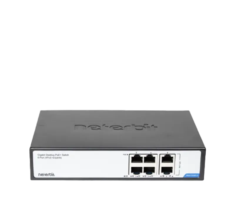سوئیچ غیرمدیریتی 6 پورت گیگابیتی POE نتربیت NGS-F1006P-C - تصویر 2