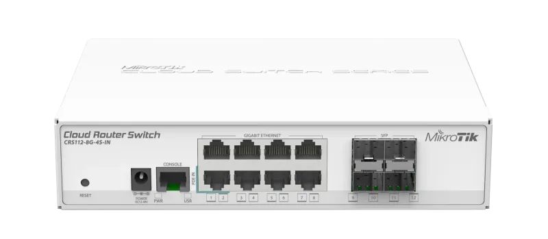 روتر سوئیچ 8 پورت گیگابیتی میکروتیک مدل CRS112-8G-4S-IN - تصویر 2