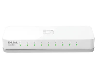 سوئیچ غیرمدیریتی 8 پورت مگابیتی دی لینک مدل DES-1008C
