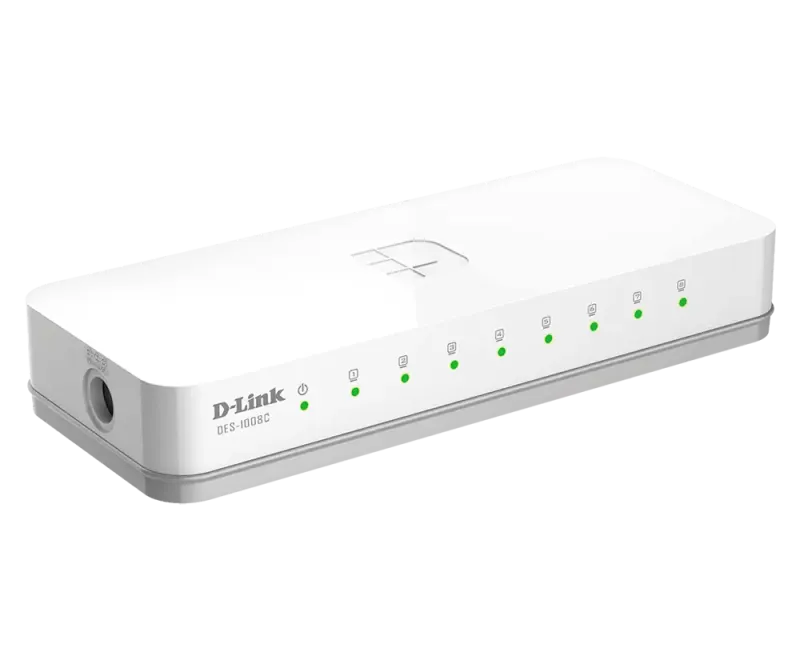سوئیچ غیرمدیریتی 8 پورت مگابیتی دی لینک مدل DES-1008C - تصویر 3