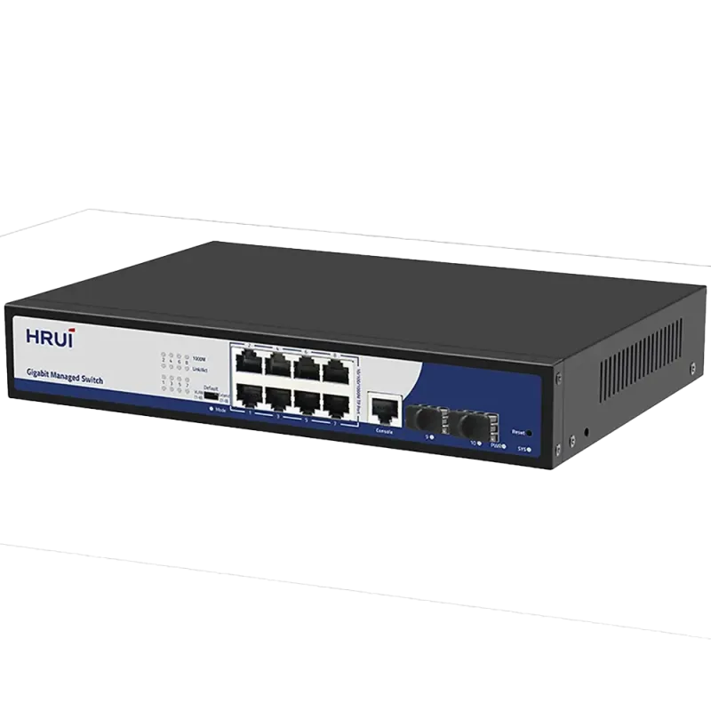 سوئیچ مدیریتی 8 پورت گیگابیتی اچ آر یو آی HR-SWG2082NS - تصویر 3
