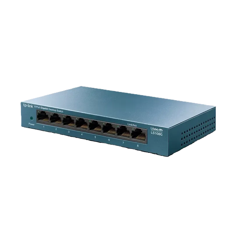 سوئیچ گیگابیتی 8 پورت دسکتاپ تی پی لینک LS108G - تصویر 4