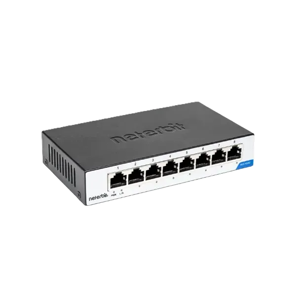 سوئیچ غیرمدیریتی 8 پورت مگابیتی نتربیت مدل NES-1008C - تصویر 2