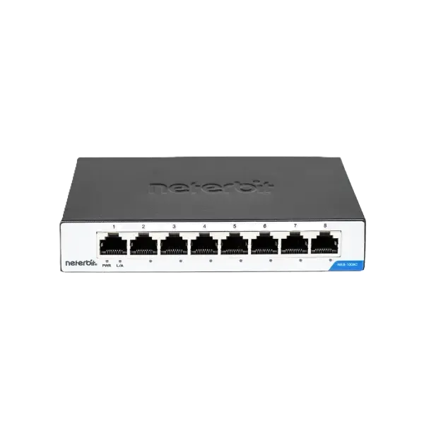 سوئیچ غیرمدیریتی 8 پورت مگابیتی نتربیت مدل NES-1008C - تصویر 4