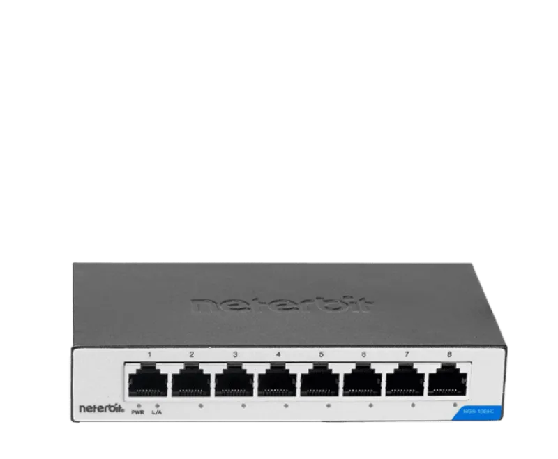 سوئیچ غیرمدیریتی 8 پورت گیگابیتی نتربیت مدل NGS-1008C