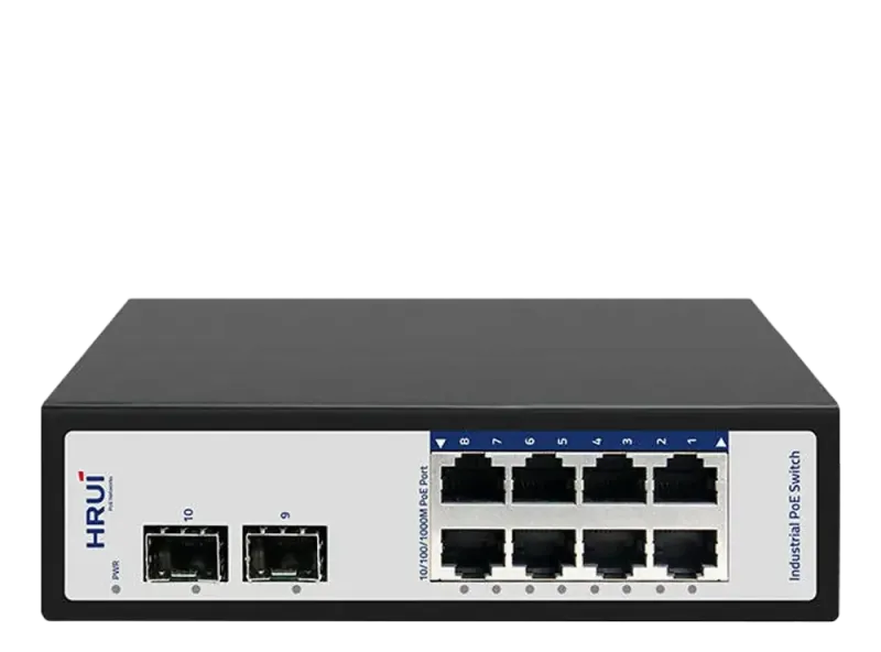 سوئیچ صنعتی 8 پورت گیگابیتی POE اچ آر یو آی HR500-AFG-82S - تصویر 3