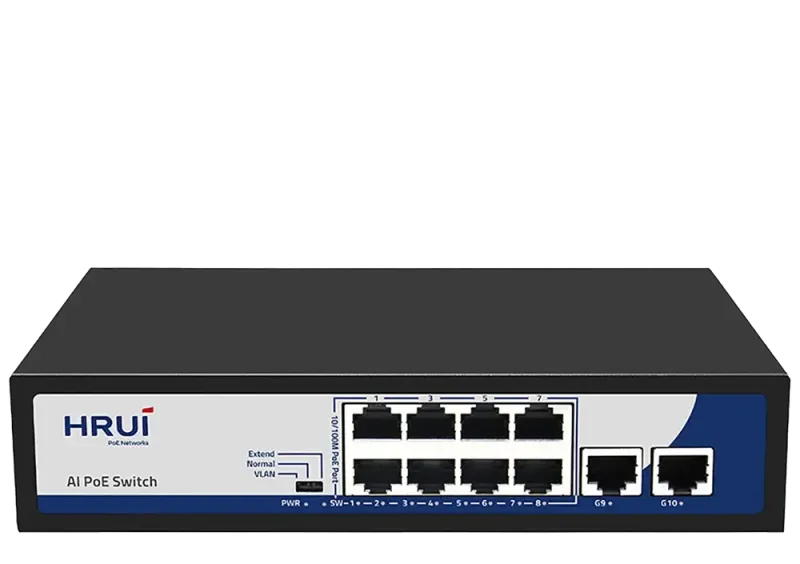 سوئیچ غیرمدیریتی 8 پورت مگابیتی POE اچ آر یو آی HR900-AF-82N - تصویر 3