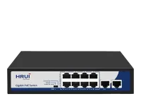 سوئیچ غیرمدیریتی 8 پورت گیگابیتیPOE اچ آر یو آیHR901-AFG-82N - تصویر 2