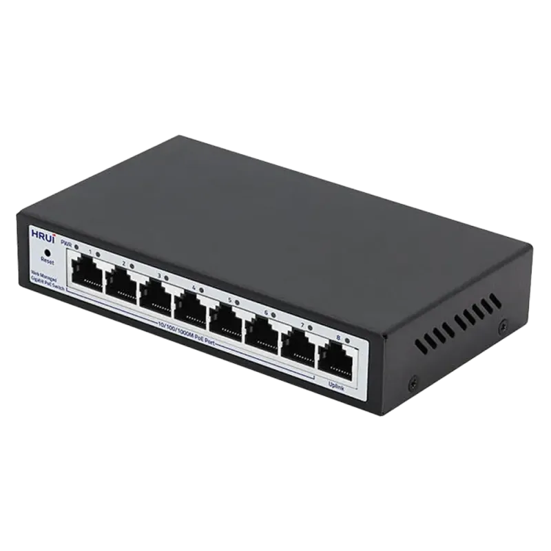 سوئیچ مدیریتی 8 پورت گیگابیتی POE اچ آر یو آیHR-AFGW-71 - تصویر 2
