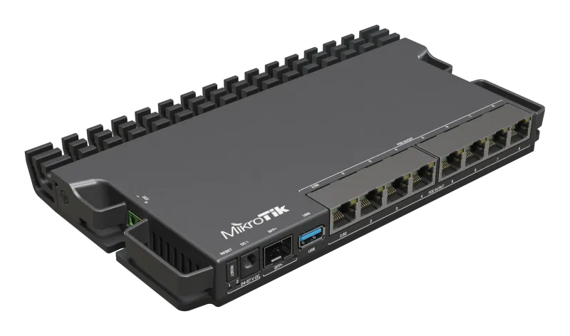 روتر شبکه 8 پورت گیگابیتی POE میکروتیک RB5009UPr+S+IN - تصویر 2