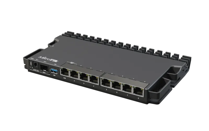 روتر شبکه 8 پورت گیگابیتی میکروتیک RB5009UG+S+IN