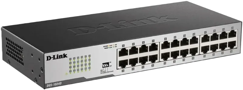 سوئیچ غیرمدیریتی 24 پورت گیگابیتی دی لینک مدل DGS-1024D - تصویر 2
