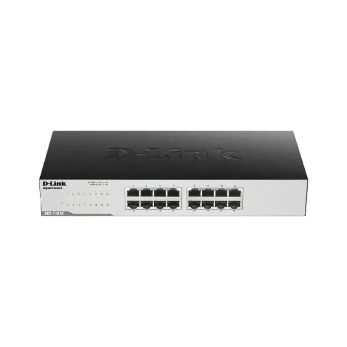 سوئیچ غیرمدیریتی 16 پورت گیگابیتی و رکمونت دی لینک DGS-F1016