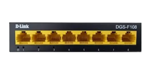 سوئیچ گیگابیتی دسکتاپ 8 پورت دی لینک مدل DGS-F108 - تصویر 2
