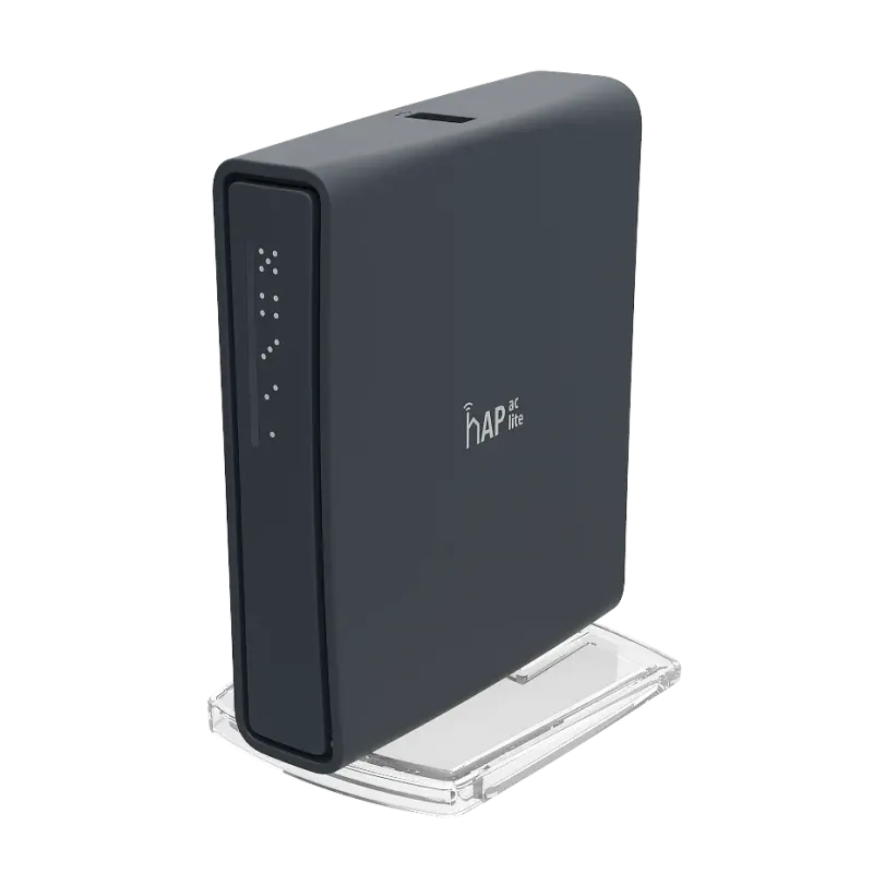 روتر و اکسس پوینت دوباند و AC750 میکروتیک hAP ac lite TC