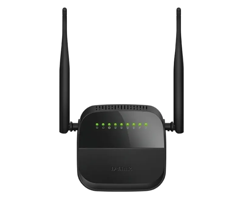 مودم روتر +ADSL2 بی‌سیم N300 دی لینک مدل DSL-124