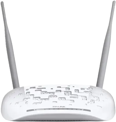 مودم روتر +ADSL2 بیسیم N300 تی پی لینک مدل TD-W8961N