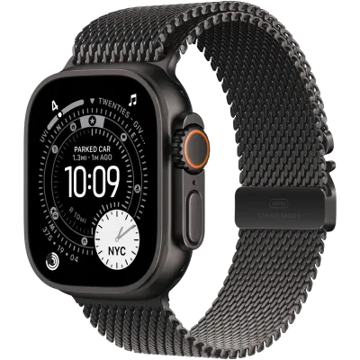ساعت هوشمند اپل واچ Apple Watch Ultra 3 Black Milanese