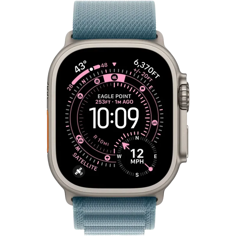 ساعت هوشمند اپل واچ Apple Watch Ultra 3 Natural Alpine blue - تصویر 3