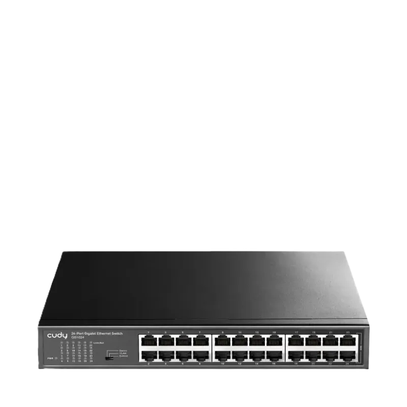 سوئیچ غیرمدیریتی 24 پورت گیگابیتی و رکمونت کودی GS1024