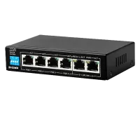 سوئیچ مگابیتی 6 پورت PoE و دسکتاپ دی لینک DES-F1006P-E - تصویر 3