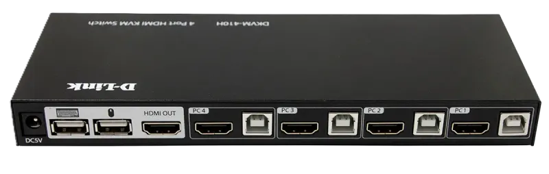 سوئیچ KVM چهار پورت HDMI دی لینک مدل DKVM-410H - تصویر 3